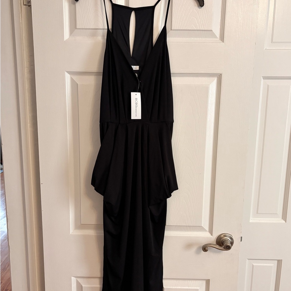 BCBGeneration Black Midi Dress